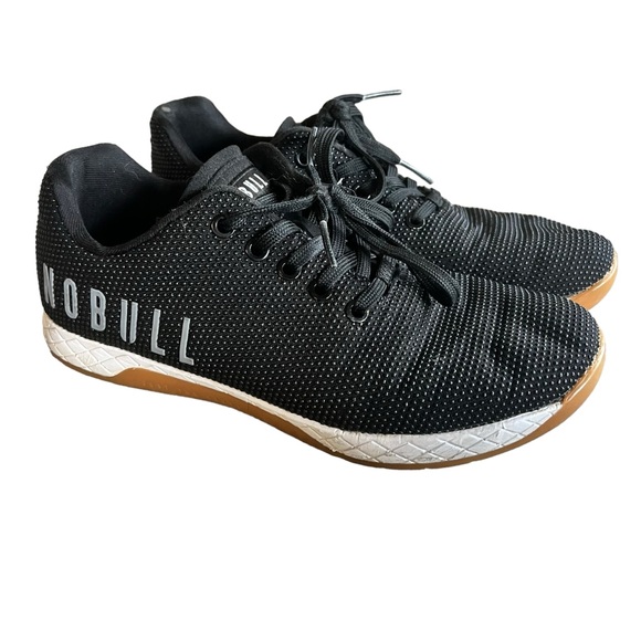 NOBULL Other - NO BULL men’s black white gum trainer sneakers SZ 7